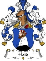 Haid coat of arms family crest download