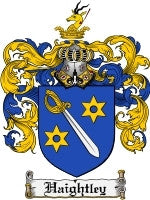 Haightley coat of arms family crest download