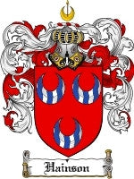 Hainson coat of arms family crest download