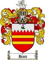 Hair coat of arms family crest download