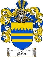Haire coat of arms family crest download