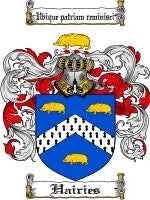 Hairies coat of arms family crest download