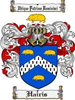 Hairis coat of arms family crest download