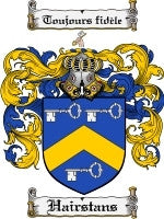 Hairstans coat of arms family crest download