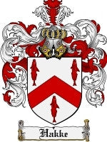 Hakke coat of arms family crest download
