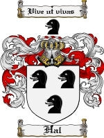 Hal coat of arms family crest download