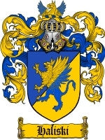 Haliski coat of arms family crest download