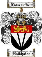 Halkhaide coat of arms family crest download