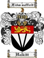 Halkitt coat of arms family crest download