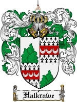 Halkrawe coat of arms family crest download