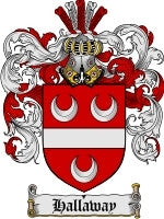 Hallaway coat of arms family crest download