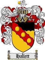 Hallet coat of arms family crest download