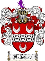 Halloway coat of arms family crest download