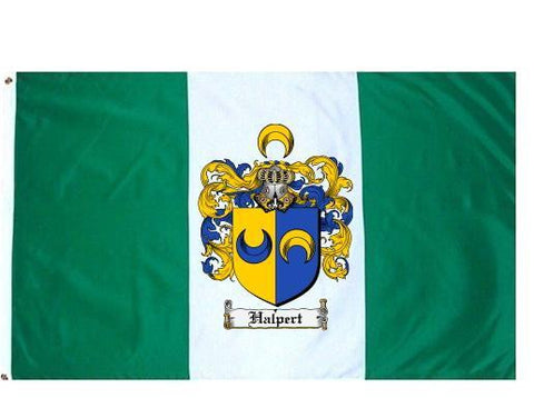 Halpert family crest coat of arms flag