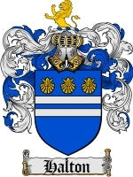 Halton coat of arms family crest download