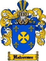 Halvorsen coat of arms family crest download