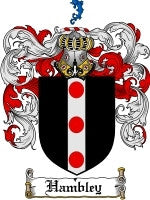 Hambley coat of arms family crest download