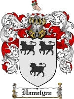 Hamelyne coat of arms family crest download