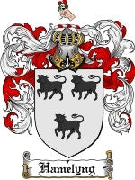 Hamelyng coat of arms family crest download