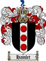 Hamlet coat of arms family crest download