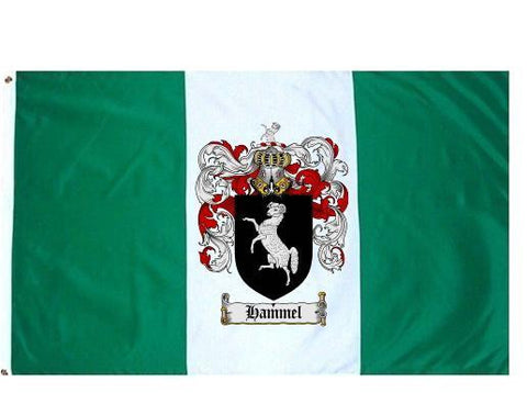 Hammel family crest coat of arms flag
