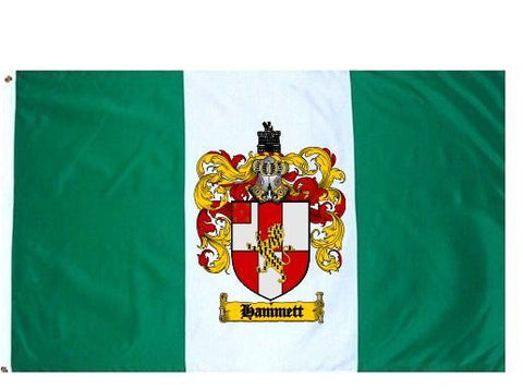 Hammett family crest coat of arms flag