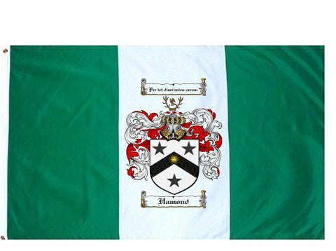 Hamond family crest coat of arms flag