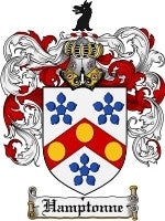 Hamptonne coat of arms family crest download