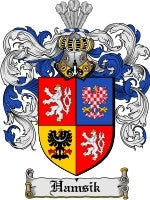 Hamsik coat of arms family crest download