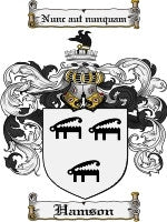 Hamson coat of arms family crest download
