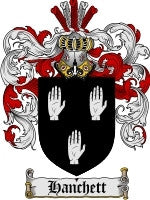 Hanchett coat of arms family crest download