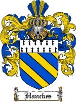 Hanckes coat of arms family crest download