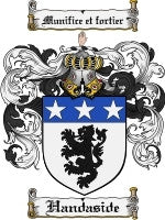 Handaside coat of arms family crest download