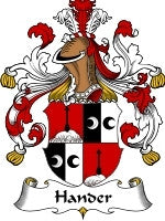 Hander coat of arms family crest download
