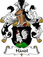 Handl coat of arms family crest download