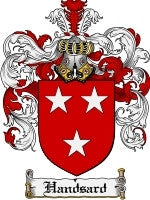 Handsard coat of arms family crest download