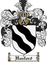 Hanford coat of arms family crest download