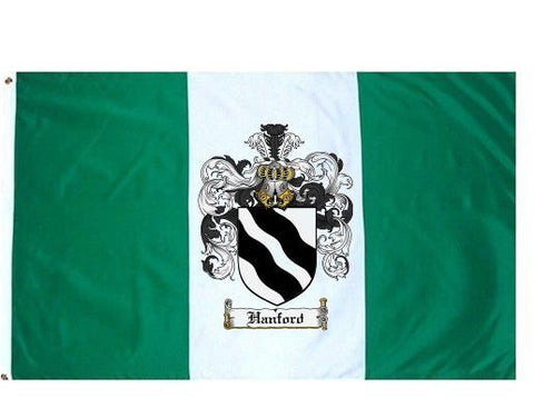 Hanford family crest coat of arms flag