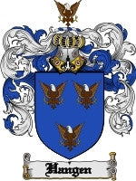 Hangen coat of arms family crest download