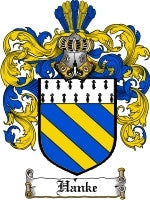 Hanke coat of arms family crest download
