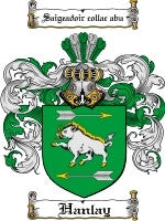 Hanlay coat of arms family crest download