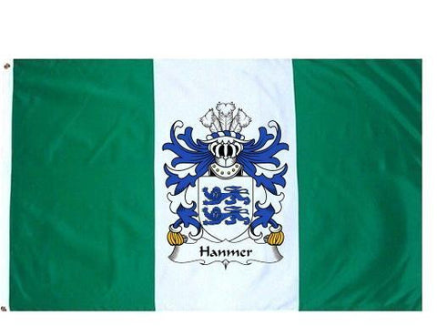 Hanmer family crest coat of arms flag