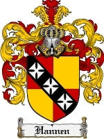Hannen coat of arms family crest download