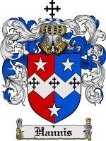 Hannis coat of arms family crest download