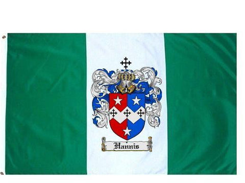 Hannis family crest coat of arms flag