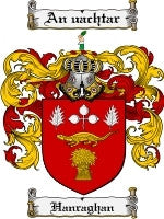 Hanraghan coat of arms family crest download