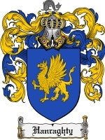 Hanraghty coat of arms family crest download