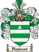 Hapwood coat of arms family crest download