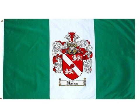 Haran family crest coat of arms flag