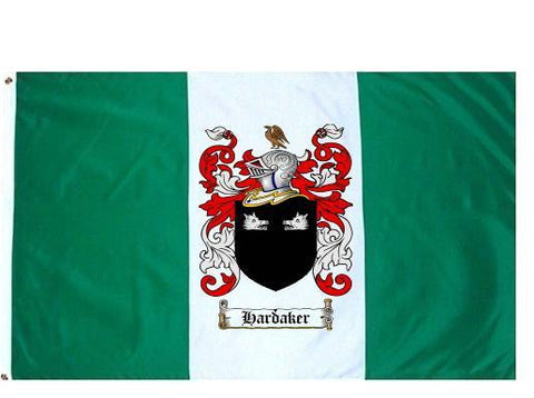 Hardaker family crest coat of arms flag